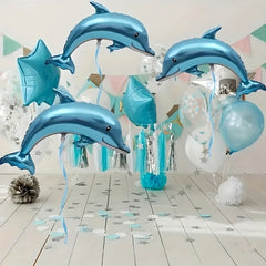 2pcs Ocean Animal Balloon Decoration Dolphin Balloon Birthday Party Decor