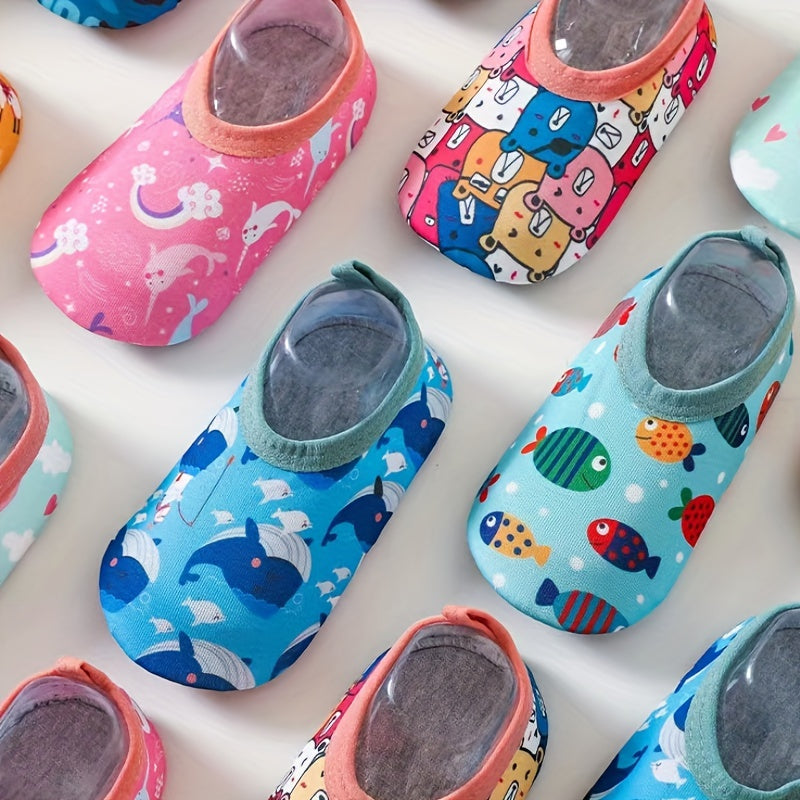 Non-slip Cartoon Animal Print Floor Socks for Toddlers