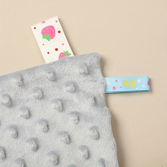 Baby Tag Security Blanket 24.99x24.99 cm, Grey