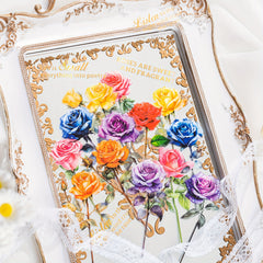 30pcs Rose Flower Shop Theme Sticker Pack for Journal DIY