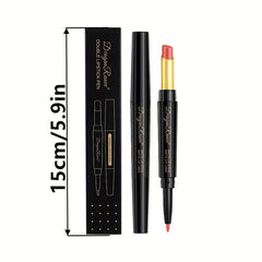 Double-ended Lip Pencil Lip Liner Pen Non Smudge Matte Finish