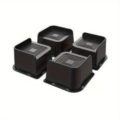 4pcs Adjustable Bed Sofa Risers Blocks Heavy Duty Support 32cm Rectangle