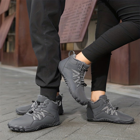 Women's Plush Lined Hiking Boots Winter Warm Ankle Boots