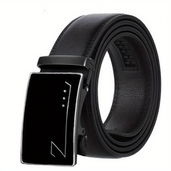 Men's Casual Belt with Automatic Buckle