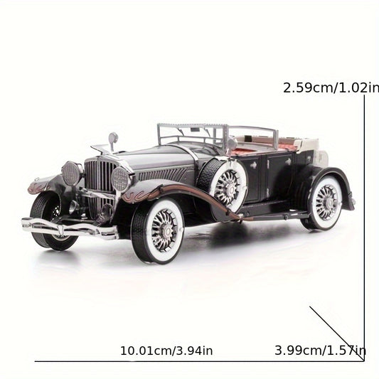 Metal Assembly Model DIY Vintage Car Puzzle