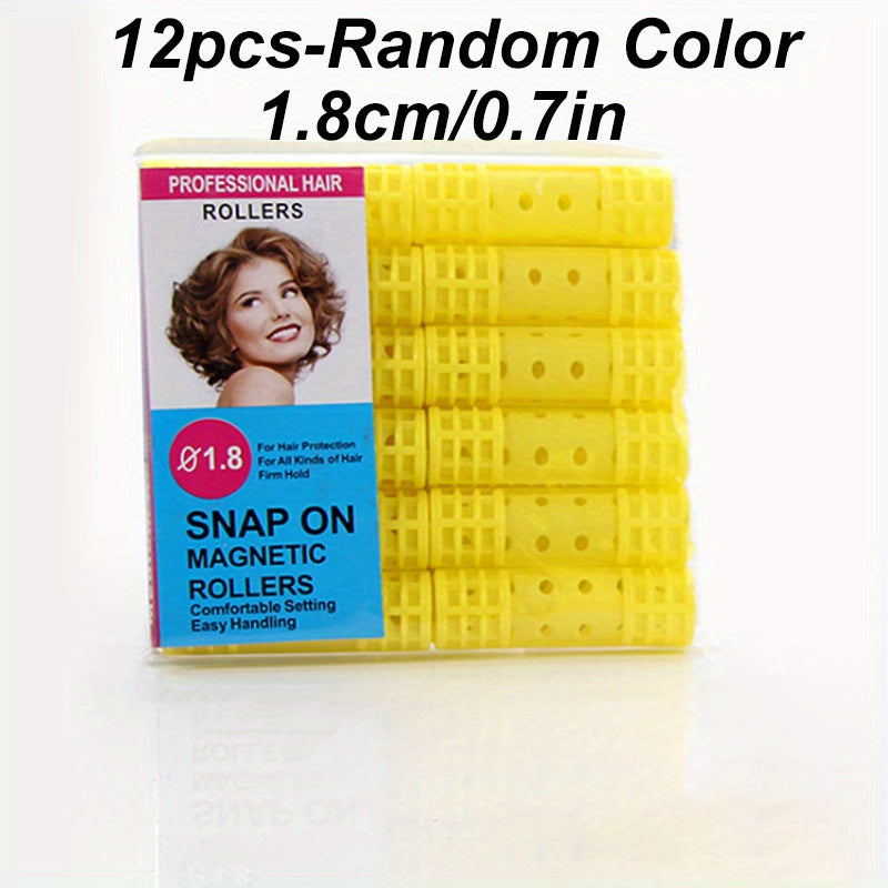 Self Grip Hair Rollers Set, 6 Sizes Hair Curlers for DIY Hairdressing