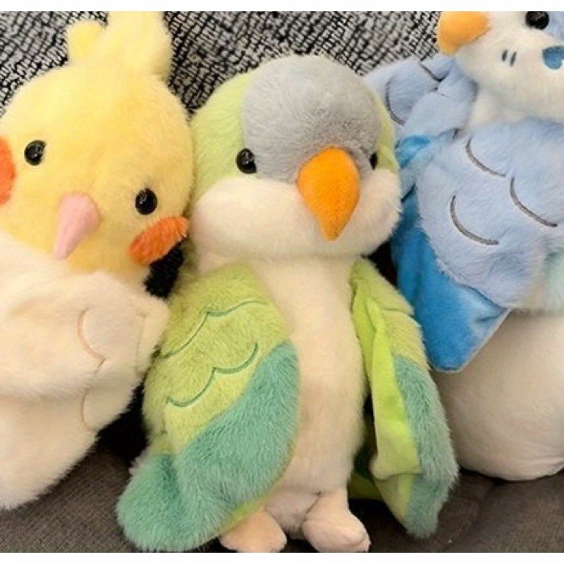 Back to School Plush Bird Parrot Puppet Toy Ventriloquist Doll