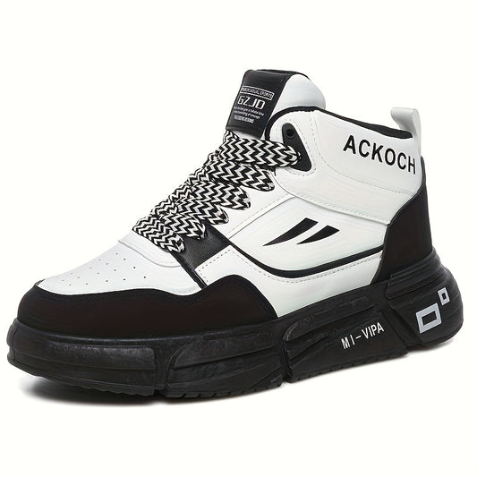 Men's Stylish Skate Shoes Non slip Lace up Shoes