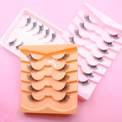 Wispy Natural Look 3D Faux Mink Half Lashes