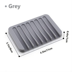 Extend Soap Life Self Draining Soap Dish Easy to Clean Bathroom Accessories