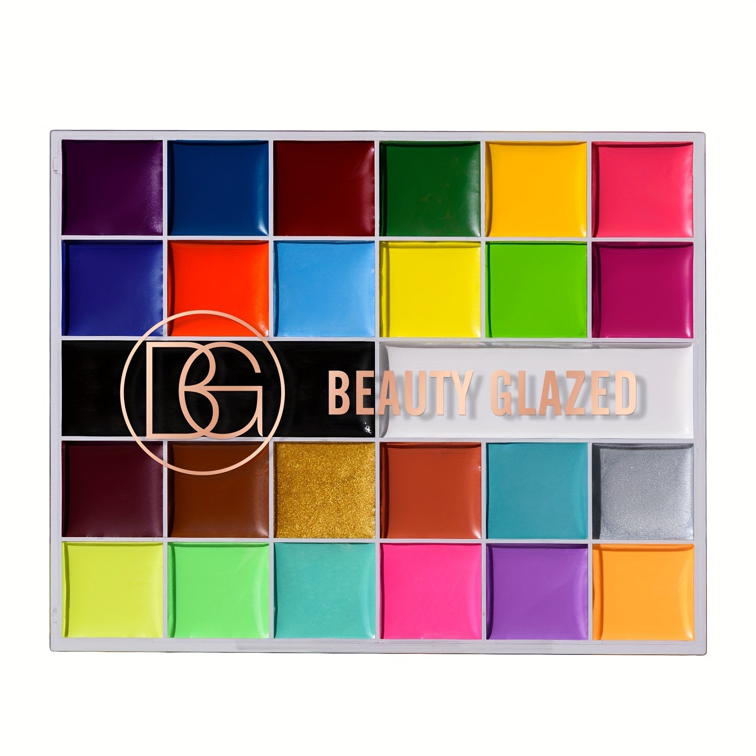 26 Colors Pro Face Paint Palette - Non Toxic, Long Lasting, Hypoalljsonergenic
