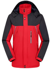 Men's Thermal Hooded Jackets Windproof Warm Windbreak For Winter