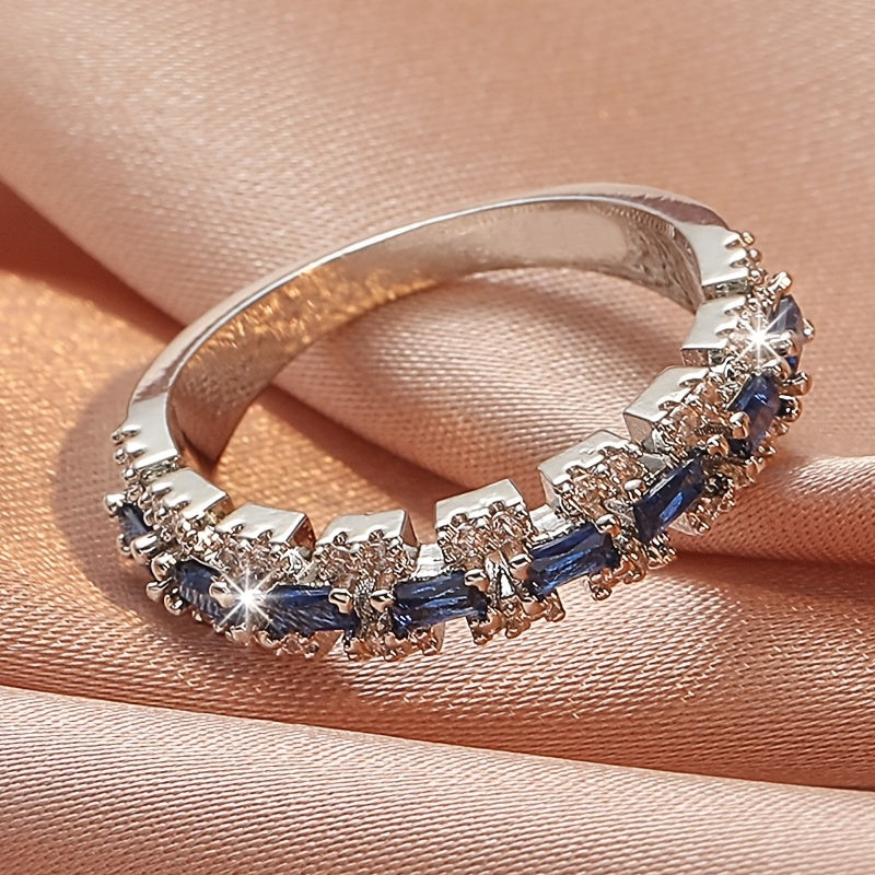 CZ Finger Ring For Women Bride Wedding Party Gift