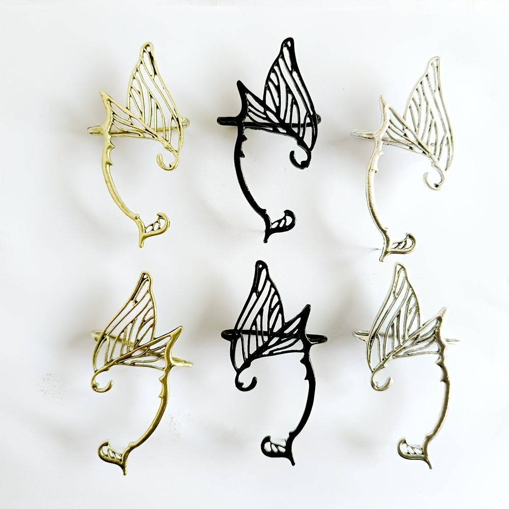 Metal 3D Cat Ear Fairy Ear Clip