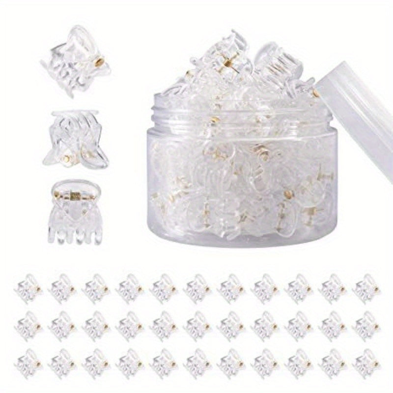 48pcs Mini Hair Claw Style Hair Claw For Women Girls Hair Styling Clip
