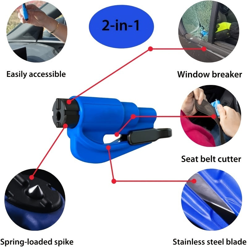 Emergency Car Escape Tool Safety Hammer Window Breaker Belt Cutter