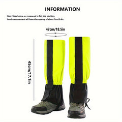 Outdoor Snow Shoe Covers Men Women Waterproof Extended Leg Foot Covers