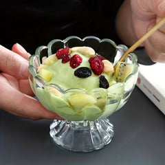 Multifunctional Glass Bowl for Salads and Desserts