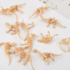 12pcs Dinosaur Skeleton Excavation Game Educational Toys