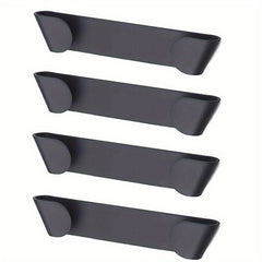 4PCS Pot Lid Holder Wall Mounted Pot Cover Organizer Rack