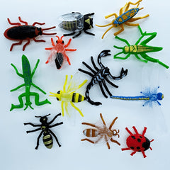24pcs Mini Insect Toy Models Scientific Cognitive Puzzle Toys
