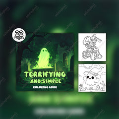 Frightening Coloring Book for Adults