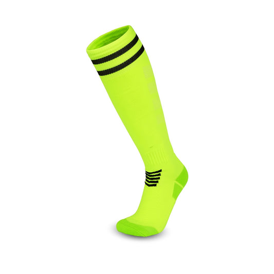 Knee High Tube Socks Soccer Socks Double Stripe Athletic Football Training