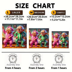 Charming Dancing Couple Wooden Jigsaw Puzzle