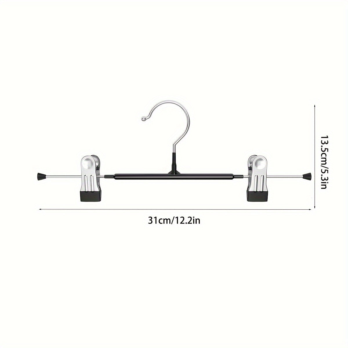 10pcs Pants Plastic Drying Hangers Clothes Storage