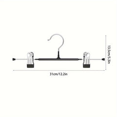 10pcs Pants Plastic Drying Hangers Clothes Storage
