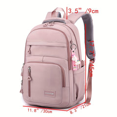 Versatile Casual Ladies Backpack Lightweight Waterproof Student School Bag