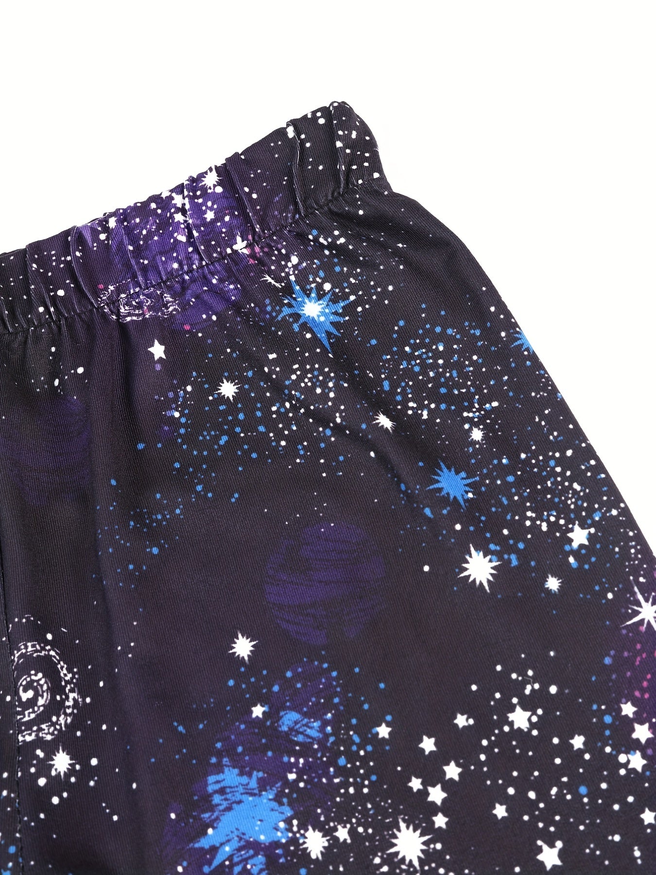 Starry Print Leggings For Kid Girls Slim Fit Stretchy Casual Tight Pants
