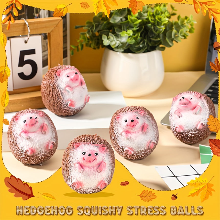 Squeezable Hedgehog Stress Ball Toy