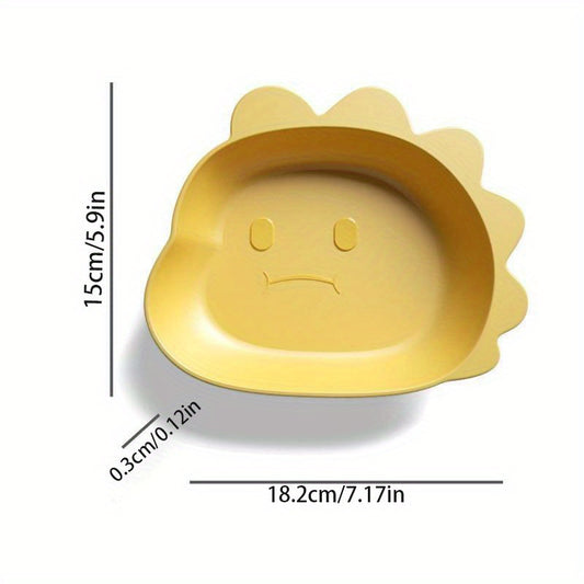 4pcs Cartoon Bone Spitting Dish Snack Plate
