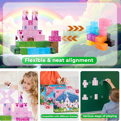 Princess Castle Garden DIY Creative World Building Toy