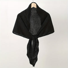 Geometry Knitted Sunscreen Shawl for Women
