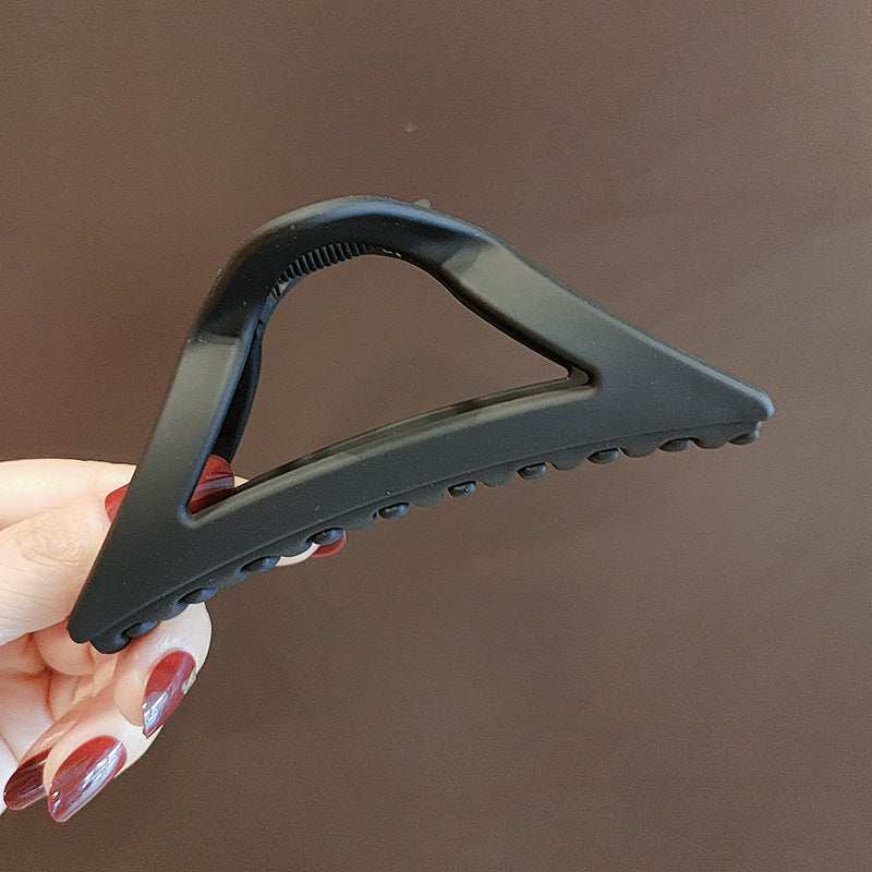 Large Hair Claw Clip Matte Triangle Design