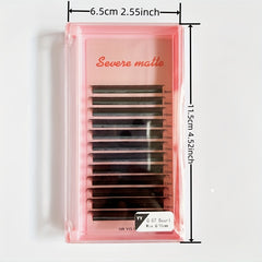 YY Shape Lashes Natural Crossed Eyelash Extensions Individual Curling Lashes