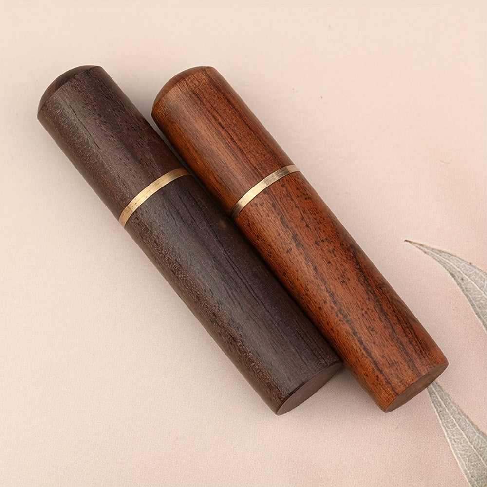 Wood Needle Organizer Sewing Needle Storage Case Ebony Needle Box