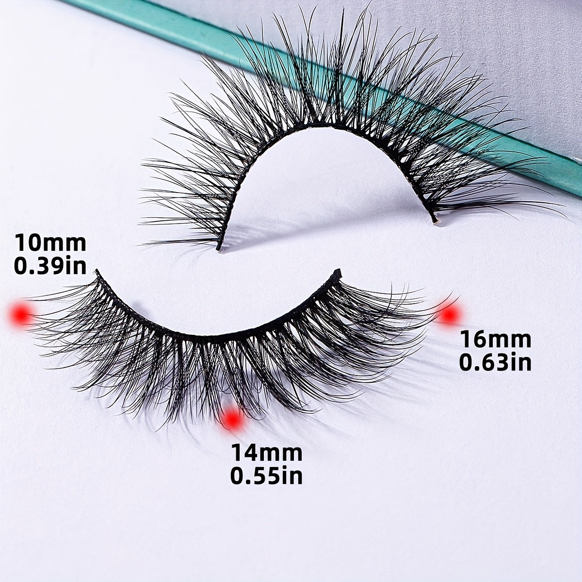 5 Pairs Cat Eye False Lashes Fluffy Soft Cross Manga Wispy Eyelashes