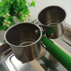 Stainless Bird Food Cans Feeding Cups for Small Birds