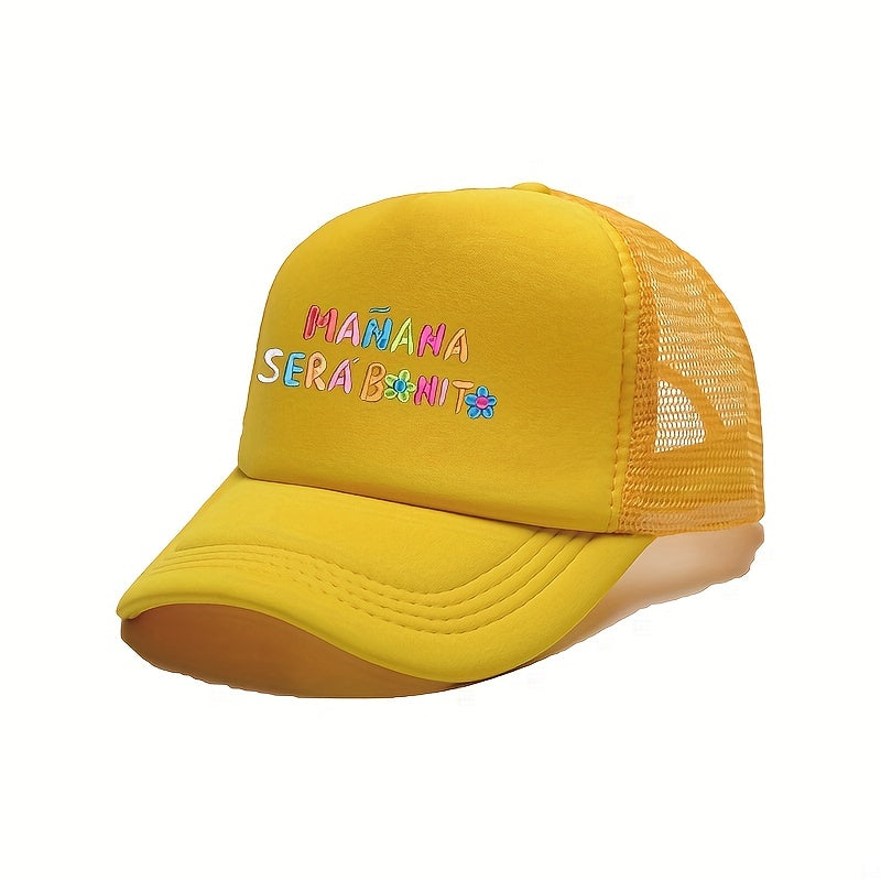 Mesh Trucker Hat Solid Baseball Cap Lightweight Adjustable Dad Hat
