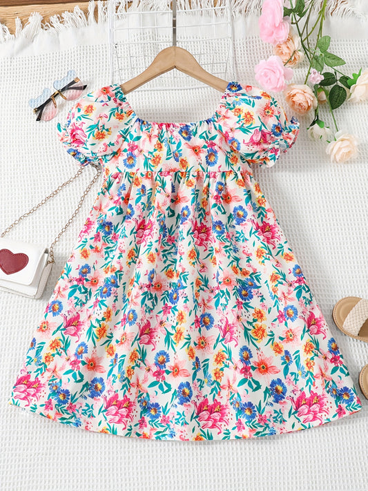 Toddler Girls Casual Dress Pencil Bohemian Draped