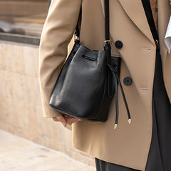Brown Leather Tote Bag with Adjustable Strap