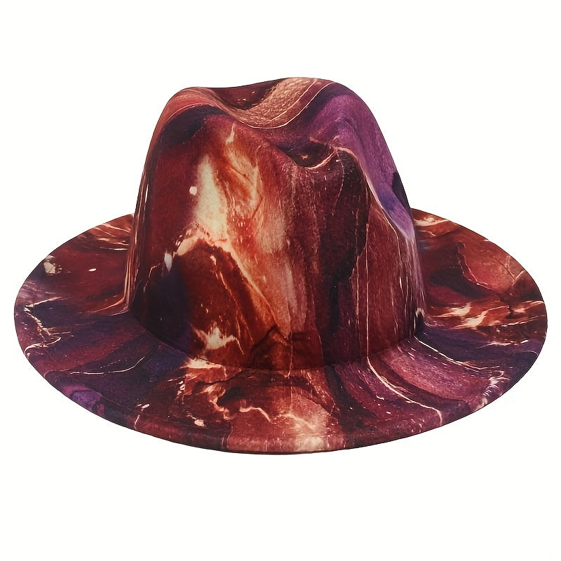 Printed Versatile Sunshade Bucket Hat Double sided Sun Hat for Men Women