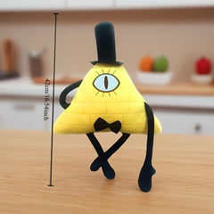 Soft Plush Triangle Doll Cartoon Brown & Polka Dots