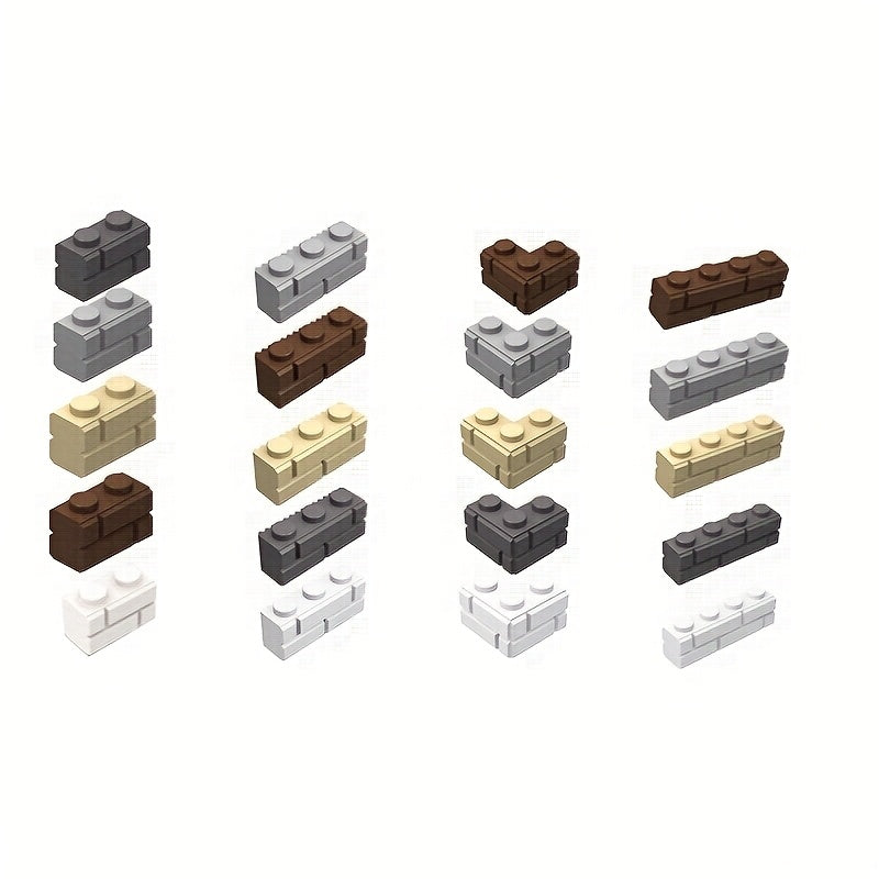Wall Bricks Assortment for Military Fence and DIY - Various Sizes