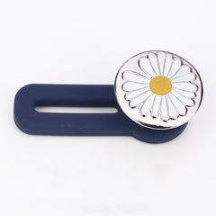 5Pcs Metal Silicone Jeans Buttons Waist Extension Buckle
