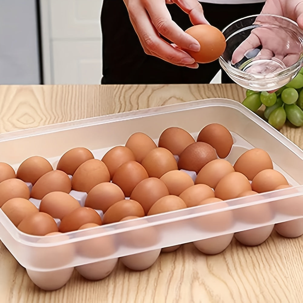 34 Grid Egg Box Dumpling Storage Box Large Capacity Kitchen Preserv