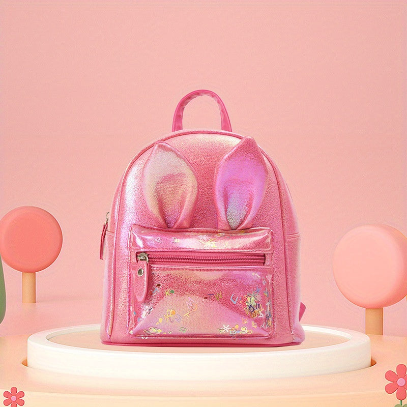 Kids' Rabbit Ear Backpack Waterproof Schoolbag